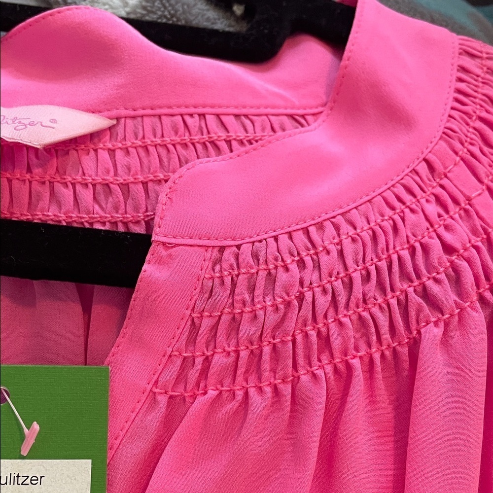 Lilly Pulitzer Pink Sunset Elsa Top NWT - Picture 5 of 10